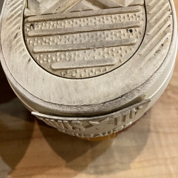 Converse Low Tops - Orange/Blue pattern Size 10 - Picture 11 of 13